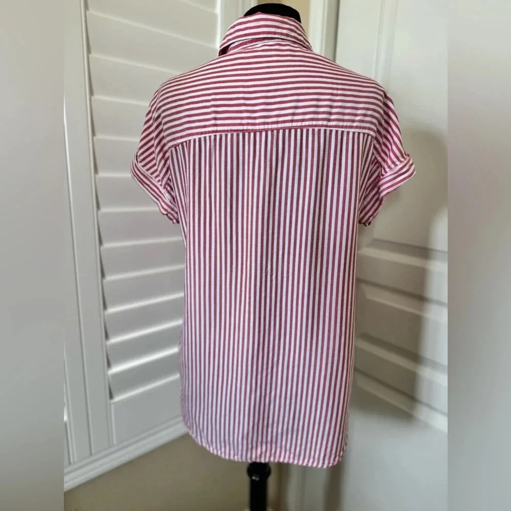 Beach Lunch Lounge | Spencer Button Down Linen Shirt - Size XS - Picture 6 of 8